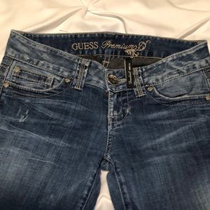 [ref 1] 1 Guess Daredevil Premium Low Rise Skinny Leg Jeans
